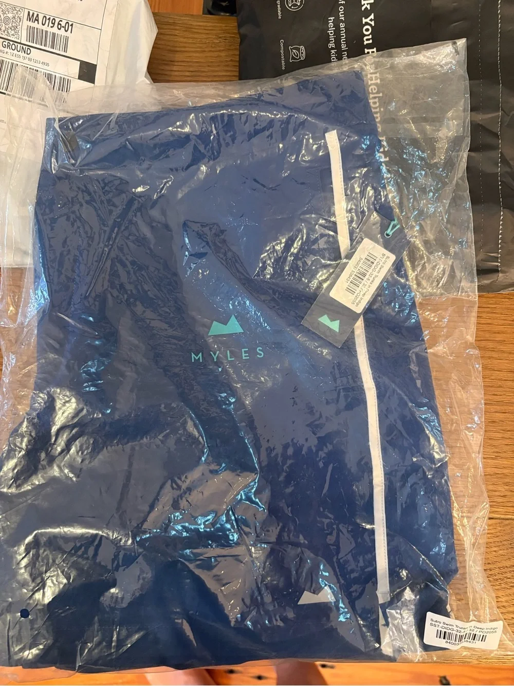 Myles Apparel Swim Trunks - Deep Indigo BRAND NEW